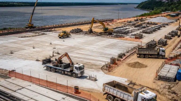 El Gobierno provincial relanza obras para ampliar y reforzar el playón del Puerto de Corrientes