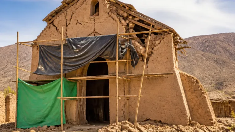 El zonda dañó la iglesia más antigua de Catamarca: evalúan obras urgentes en Anillaco