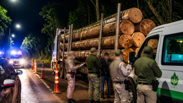 Eldorado: seis detenidos, controles viales y un camión con rollos de guatambú interceptado