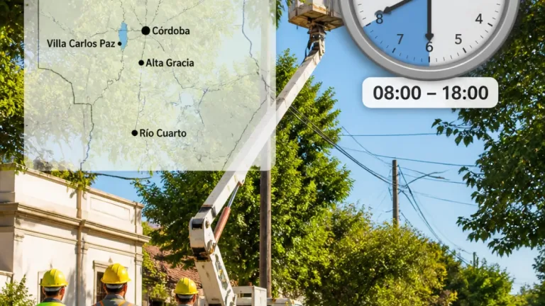 Epec anuncia cortes programados en varios sectores de Córdoba y ciudades del interior