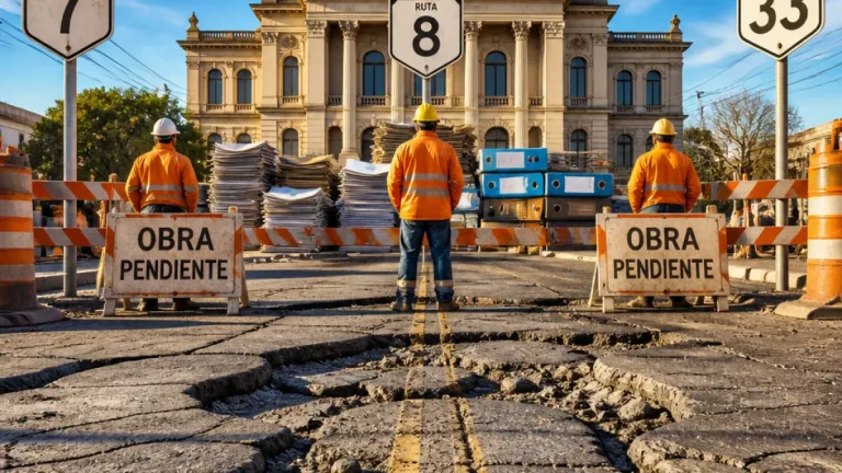 Fallo en Venado Tuerto obliga a reparar las rutas 7, 8 y 33 mientras SisVial mantiene más de $1 billón
