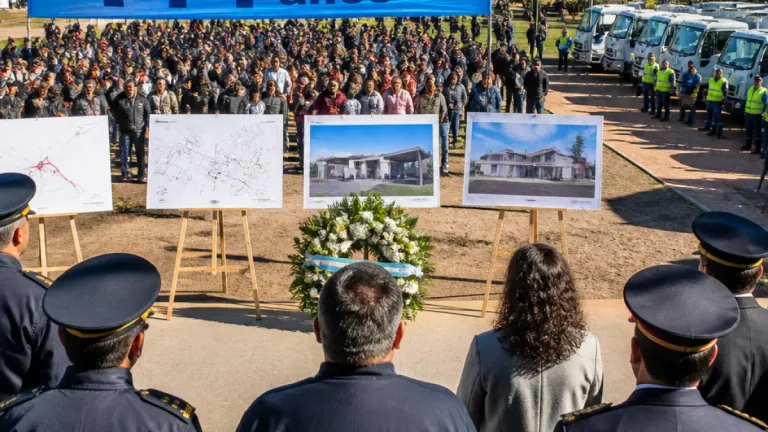 General Acha celebró 144 años con acto oficial y anuncios sobre obras clave