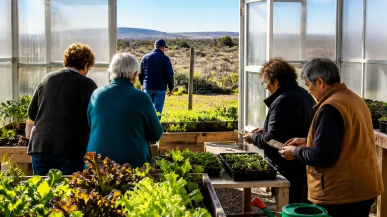 General Roca: un invernadero comunitario impulsa la horticultura y el envejecimiento activo