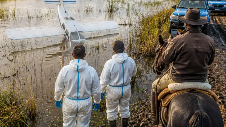 Hallan avioneta abandonada en bañados de Santiago del Estero y la Justicia investiga posible nexo narco