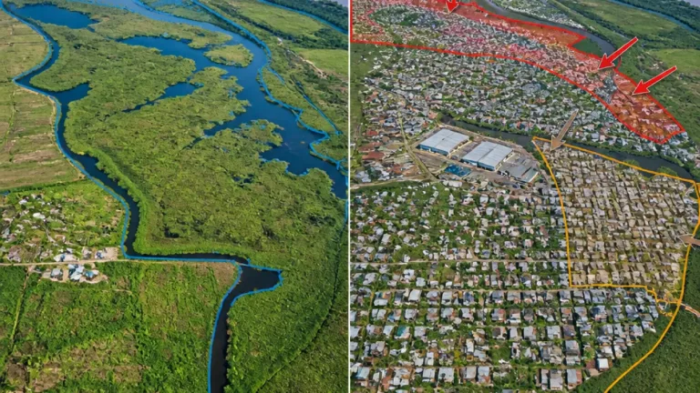 Imágenes satelitales muestran que reservorios y zonas de defensa en Santa Fe volvieron a ocuparse entre 2019 y 2025