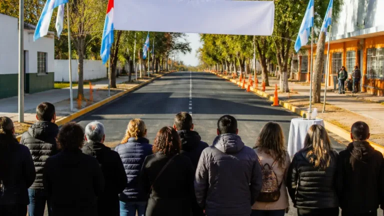 Inauguraron 700 metros de pavimento que conectan Saldán con la ciudad de Córdoba