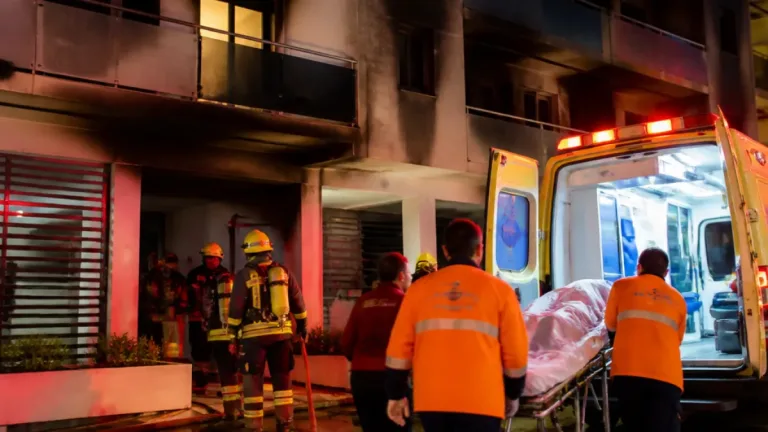 Incendio en barrio San Martín dejó un hombre internado y dos departamentos dañados
