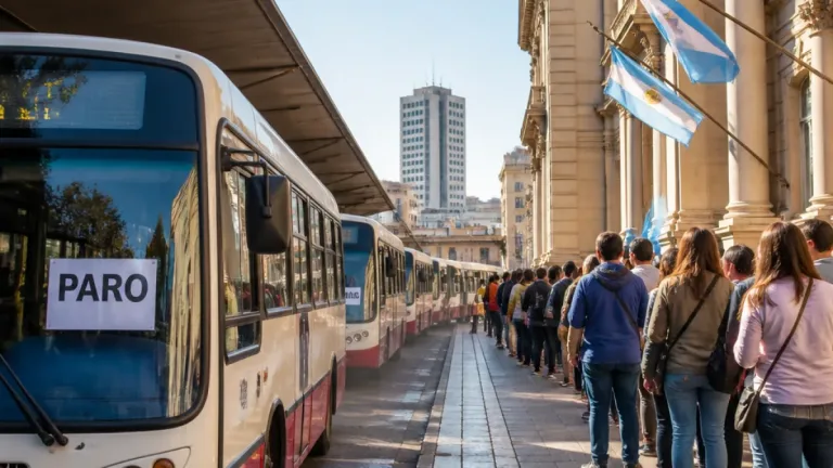Jaldo y Chahla advierten: la Provincia no acepta un paro de colectivos que deje sin servicio a 600.000 usuarios