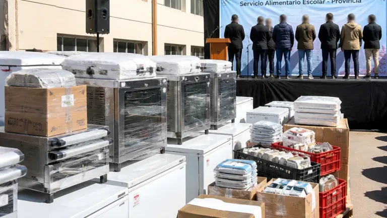 Junín: Provincia entregó $107 millones en equipamiento para 79 comedores y cocinas escolares
