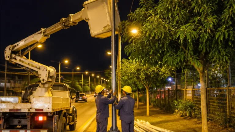 La Banda intensifica trabajos en el alumbrado público para mejorar seguridad y tránsito