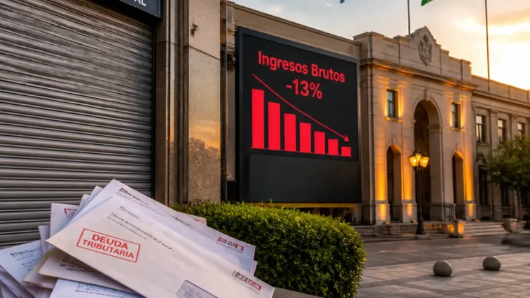 La Rioja acumuló una caída real del 13% en Ingresos Brutos y complica las finanzas provinciales