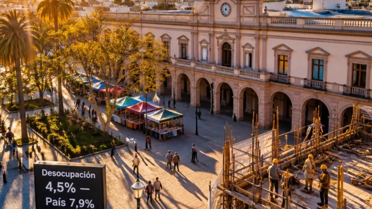 La Rioja: la desocupación bajó al 4,5% mientras el país promedia 7,9%
