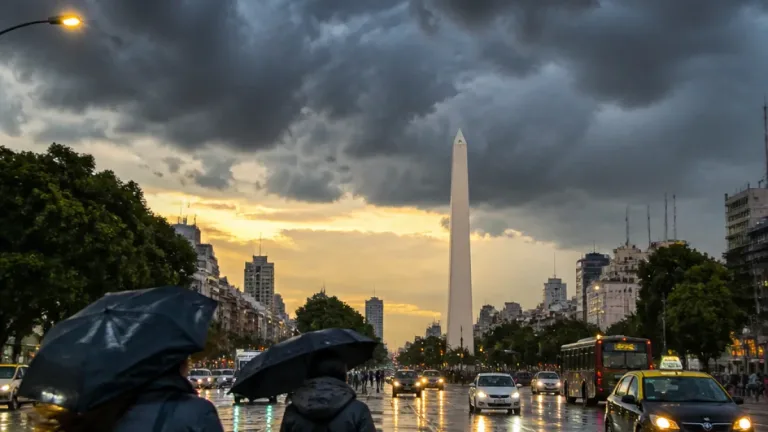 La tradicional 'tormenta de Santa Rosa' llega al AMBA: lluvias desde la madrugada y mejoría por la noche