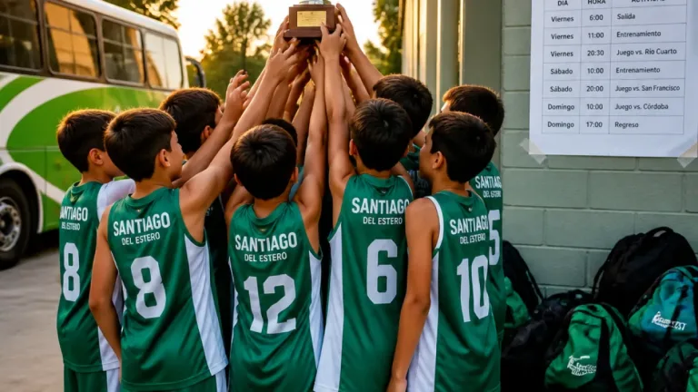 La U13 de Santiago del Estero va al Campeonato Argentino tras coronarse invicta en el NOA