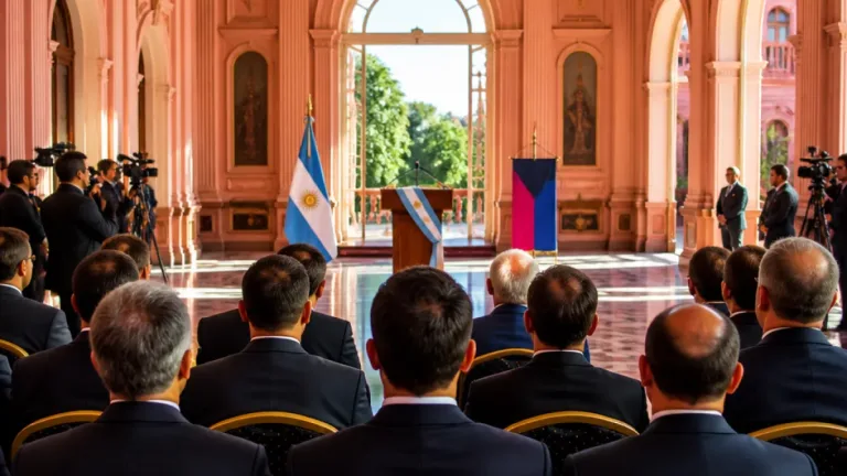 Legisladores de La Plata participan en cumbre de Karina Milei en la Casa Rosada