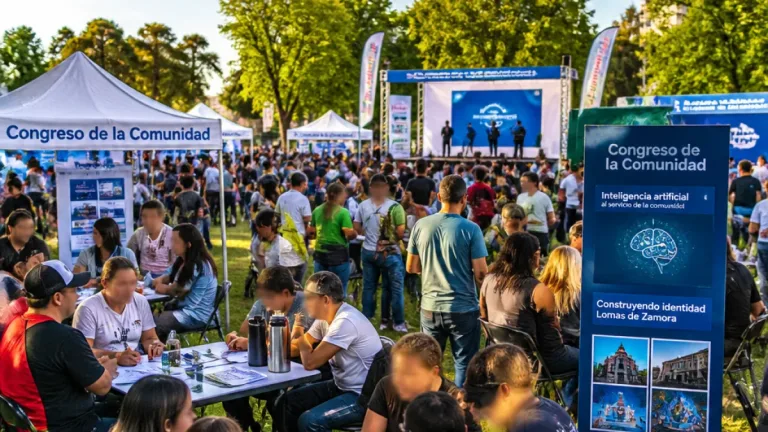Lomas de Zamora: más de 6.000 vecinos participaron del Congreso de la Comunidad en el Parque de Lomas