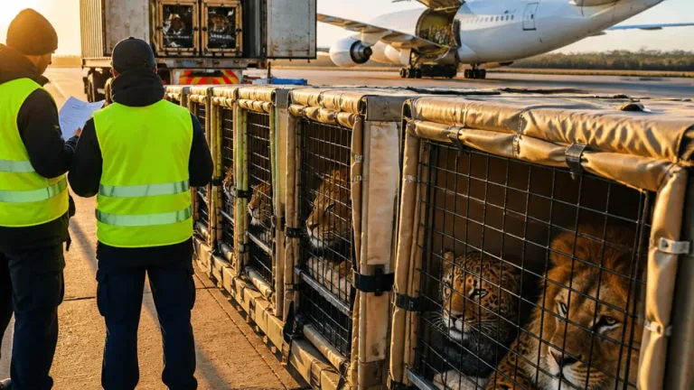 Luján: 30 leones y tigres del exzoológico partirán hacia santuarios en EE. UU. y Sudáfrica