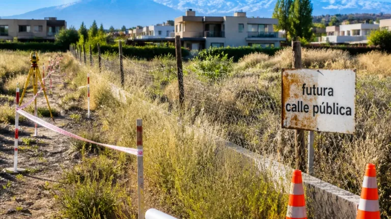 Luján de Cuyo avanza en Vistalba: aceptaron casi 9.800 m² para una futura calle pública