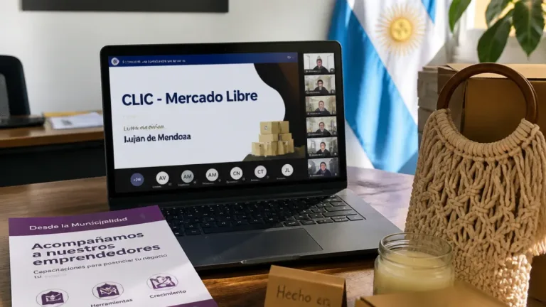 Luján de Cuyo impulsa a emprendedores con una capacitación virtual de Mercado Libre y CLIC