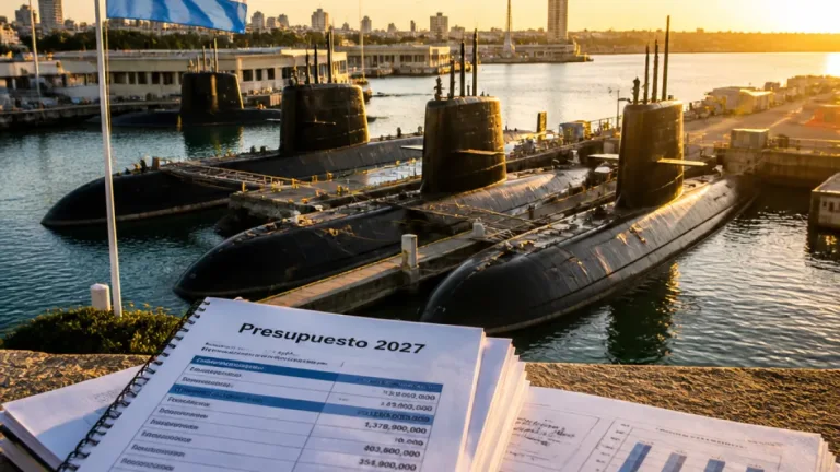 Mar del Plata: el Presupuesto 2027 incluye autorización para comprar tres submarinos para la Base Naval