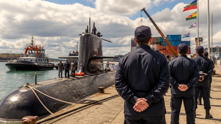 Mar del Plata recibe al submarino brasileño Humaitá para el ejercicio Fraterno XXXIX
