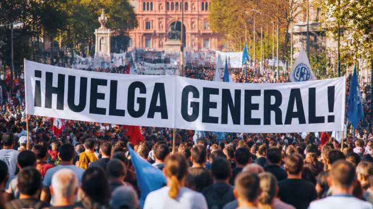Miles marcharon en el centro porteño contra el plan económico de Milei; piden huelga general