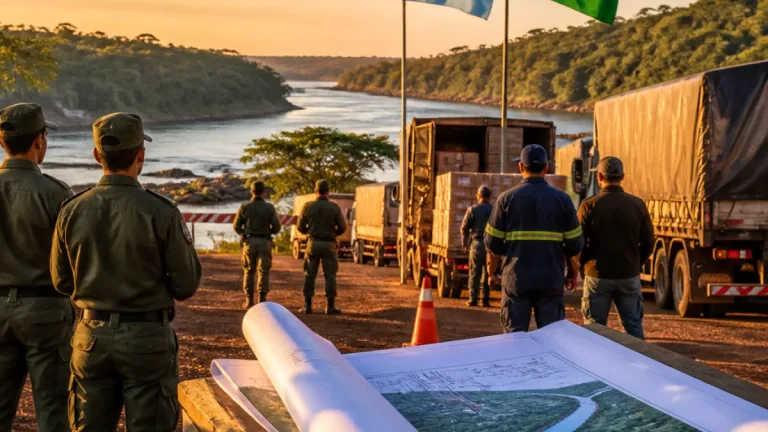 Misiones impulsa controles fronterizos y reactiva el proyecto de un puente con Brasil en El Soberbio