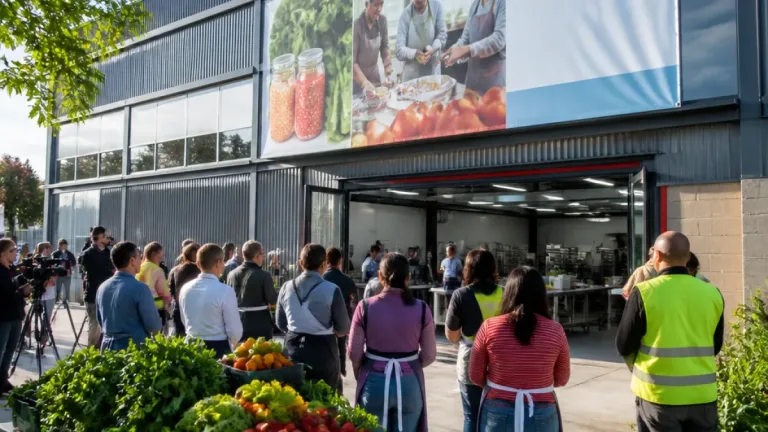 Morón inaugura planta y cocinas comunitarias para fortalecer la red de alimentos