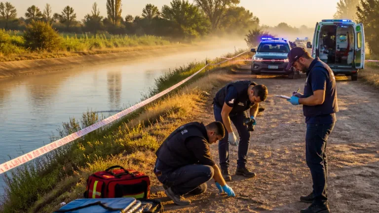Mujer de 46 años murió tras caer a un canal en Rivadavia; investigan circunstancias