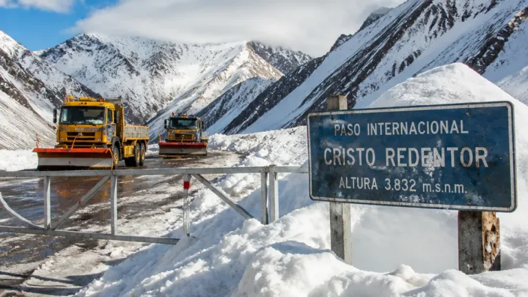 Nevadas mantienen cerrado el Paso Cristo Redentor y el fin de semana será templado en Mendoza