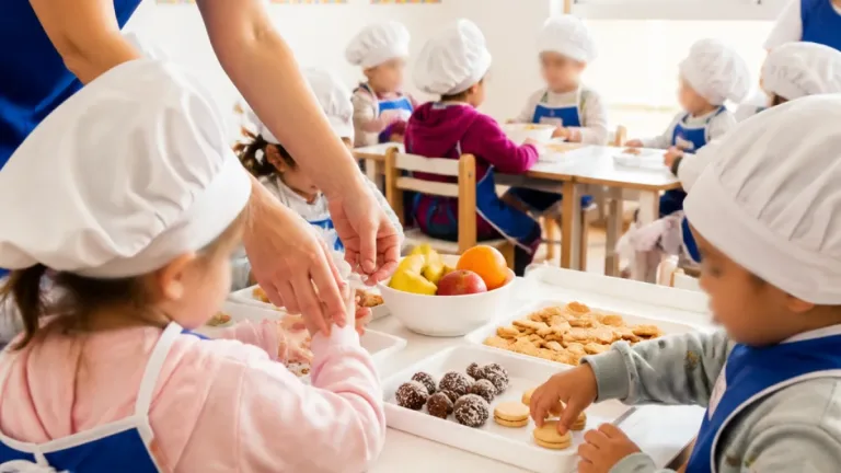 Niños de tres CDI de la provincia celebraron el Día del Cocinero con talleres de cocina