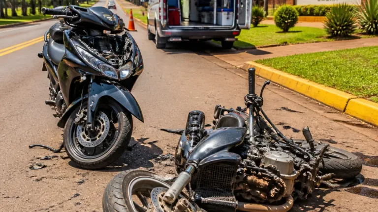 Oberá: tres motociclistas hospitalizados tras dos choques registrados el jueves