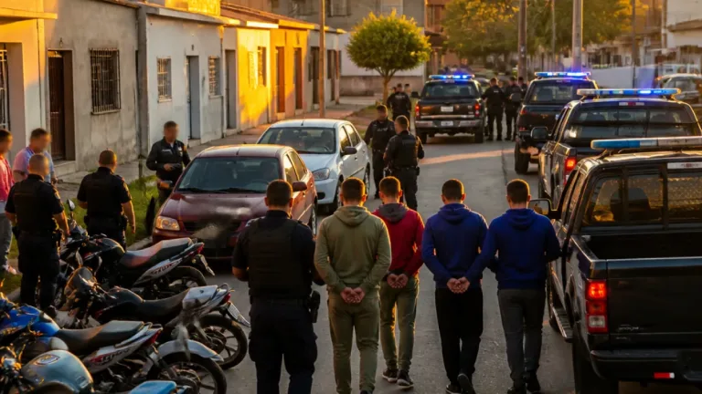 Operativo de saturación en Rafaela: 30 identificados y 20 motos controladas