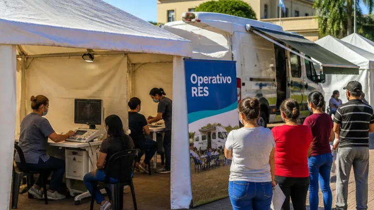 Operativo RES atendió a más de 400 personas en Santa Sylvina y ofreció 500 prestaciones