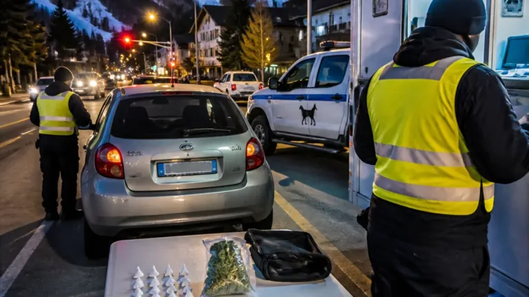 Perro detector de la Policía de Río Negro halló marihuana en el acceso al Cerro Catedral