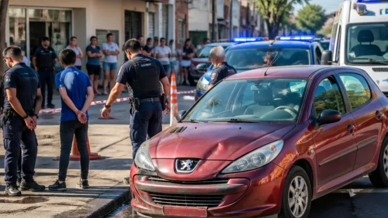 Persecución en San Justo: cuatro menores detenidos tras robar un auto y chocar en plena fuga