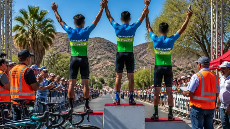 Pocito dominó la 71ª Vuelta Ciclista de Chamical: Díaz y Aguirre se llevaron las generales