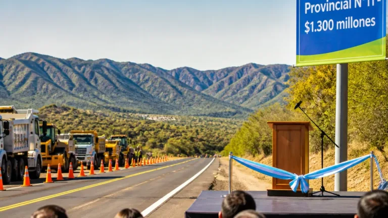 Poggi inauguró obras en la ruta provincial N°11: más de $1.300 millones para 130 km