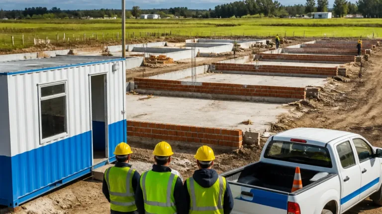 Poggi supervisó la construcción de 20 viviendas en La Toma dentro del plan 'Tenemos Futuro'