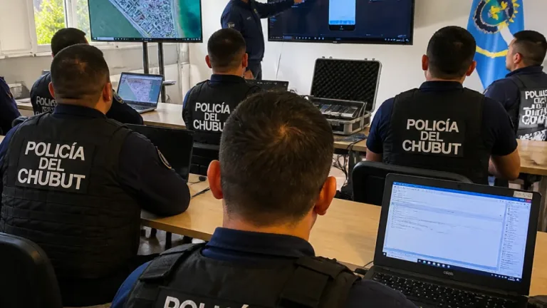Policías de Chubut se capacitan en preservación y levantamiento de evidencia digital