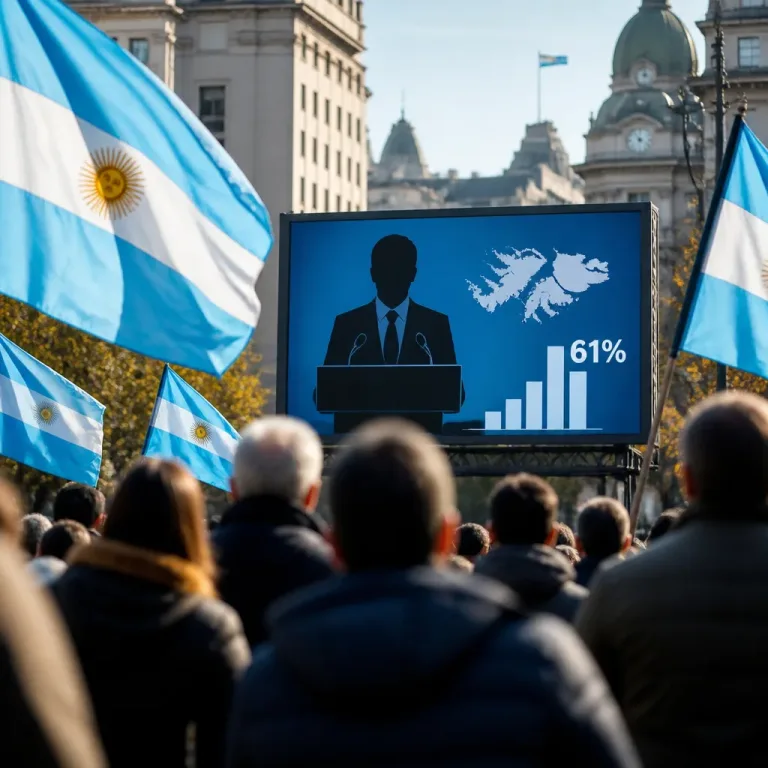 61% de los argentinos atribuye a conveniencia política el giro de Milei sobre Malvinas