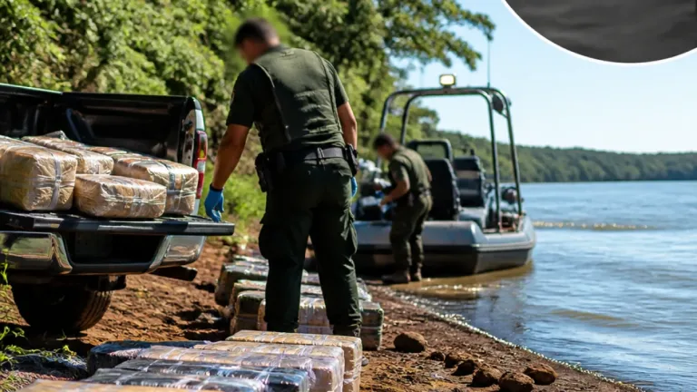 Prefectura interceptó más de 400 kg de marihuana en la costa misionera y detuvo al conductor