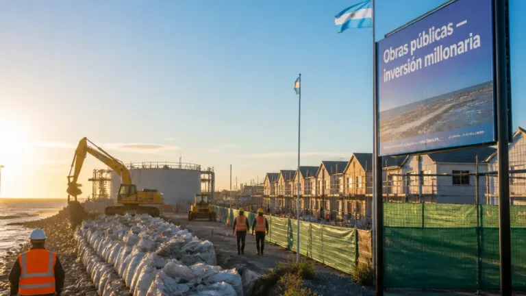 Rawson impulsa viviendas y obras por más de $20.000 millones y avanza en defensas costeras