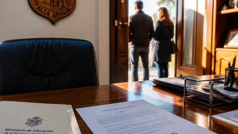 Renunció el subsecretario de Educación de Alta Gracia tras dos denuncias que investiga la Justicia