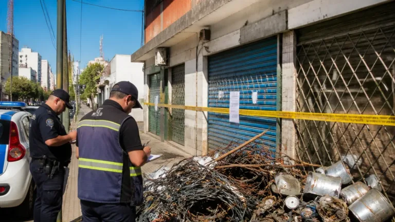 Resistencia: clausuraron dos locales de compra-venta de materiales por irregularidades