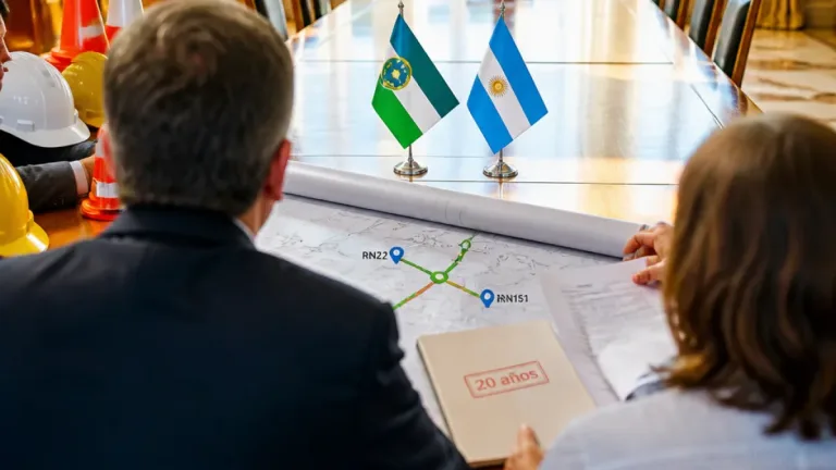 Río Negro asumirá la gestión de las rutas 22 y 151 en un acuerdo de 20 años con la Nación