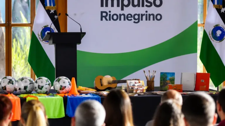 Río Negro presentó 'Impulso Rionegrino' para acompañar escuelas deportivas y espacios culturales