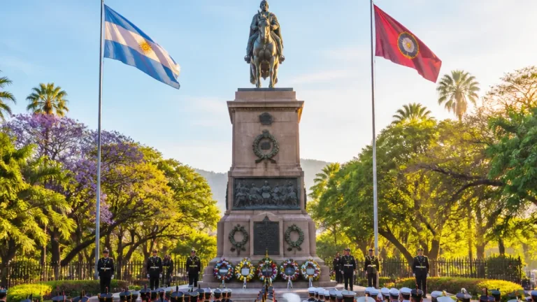 Salta recordó a San Martín en un acto oficial con autoridades provinciales y militares