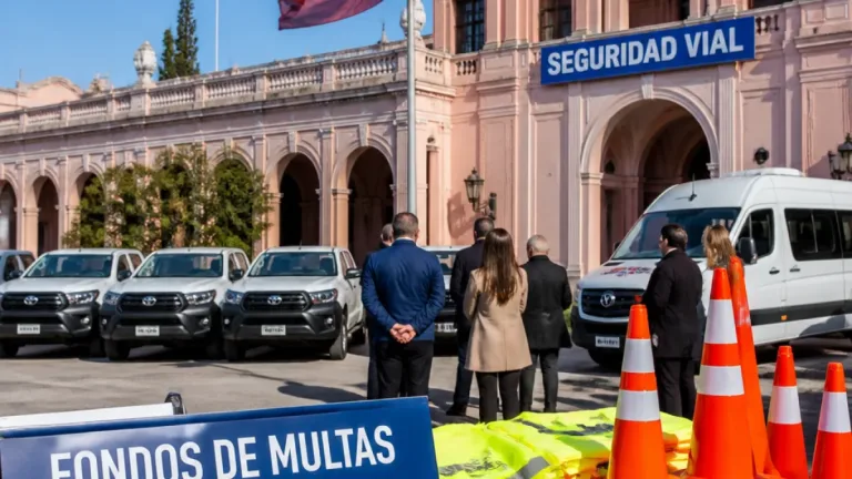 Salta sumó cuatro camionetas 0 km y un minibús a Seguridad Vial y acordó destinar fondos de multas a equipamiento
