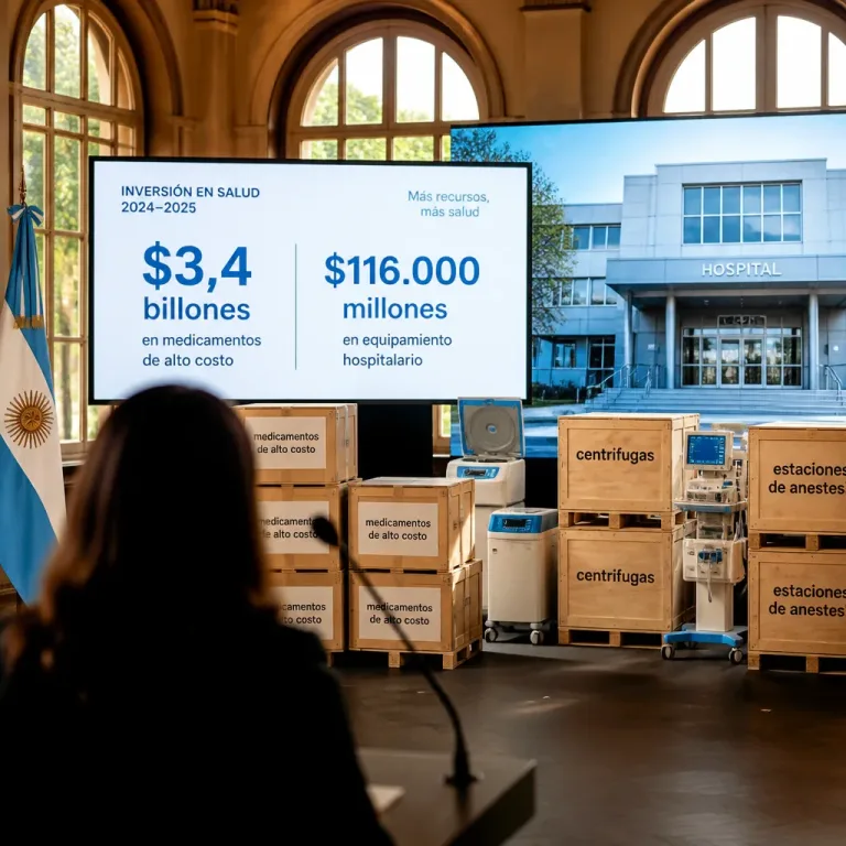 Salud nacional: transferencias por discapacidad, ahorro en compras y obras en hospitales, anuncia Lugones